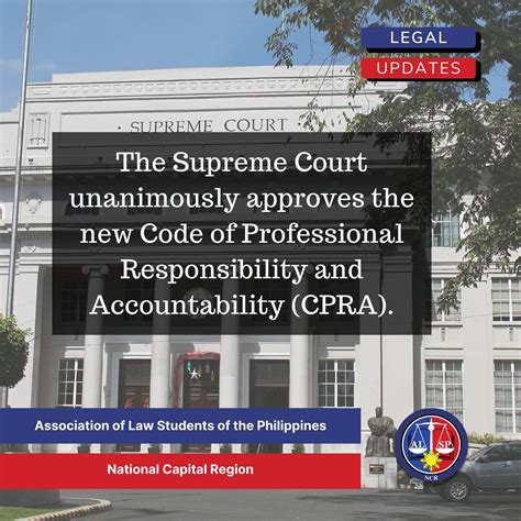 cpra philippines|SC launches new lawyers’ code on responsibility, accountability.